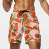 Cleveland Browns Pineapple Men Beach Shorts