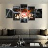 Cleveland Browns Wall Art 5 Panel Canvas