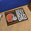 Cleveland Browns World’s Best Dad Rubber Doormat