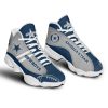 Dallas Cowboys America Team Grey Dark Blue Air Jordan 13 Shoes