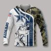 Dallas Cowboys Campo Player Running Zip Up Hoodie