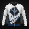 Dallas Cowboys Cool Graphic Gift Zip Up Hoodie