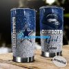 Dallas Cowboys Custom Name Lips Tumbler