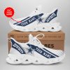 Dallas Cowboys Custom Name White Blue Stars Max Soul Shoes