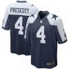 Dallas Cowboys Dak Prescott Nike Navy Alternate NFL Game Jersey