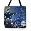 Dallas Cowboys Merry Christmas Tote Bag