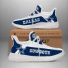 Dallas Cowboys White Blue Reze Sneakers