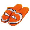 Denver Broncos Logo In Heart In-House Slippers