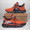 Denver Broncos Orange Navy Bluc Reze Sneakers