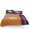 Denver Broncos Orange Navy Blue Bedding Set V2