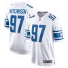 Detroit Lions Aidan Hutchinson Nike White NFL Game Jersey