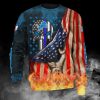 Detroit Lions American Flag Sweatshirt V2