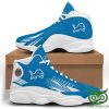 Detroit Lions Blue Air Jordan 13 Shoes
