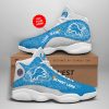 Detroit Lions Custom Name Air Jordan 13 Shoes V1