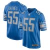 Detroit Lions Derrick Barnes Nike Blue NFL Game Jersey