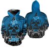 Detroit Lions Halloween Pumpkin Skull Pullover Hoodie