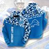 Detroit Lions Honolulu Blue Black Camo Pullover Hoodie