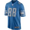 Detroit Lions T.J. Hockenson Nike Blue NFL Game Jersey