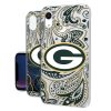 Green Bay Packers Clear Paisley Design Phone Case