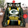 Green Bay Packers Custom Name Big Logo Ball Bedding Set