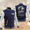Green Bay Packers Dark Blue Iron Maiden Baseball Jacket