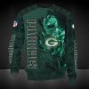 Green Bay Packers Green Fire Sweatshirt