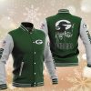 Green Bay Packers Green Iron Maiden Baseball Jacket