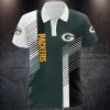 Green Bay Packers Green White Stripes Gift Polo Shirt