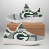Green Bay Packers Grey Big Logo Yeezy Boost Sneakers