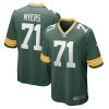 Green Bay Packers Josh Myers Nike Green NFL Game Jersey