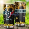 Houston Texans Beautiful Sunflower Tumbler
