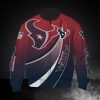 Houston Texans Blue Red Bomber Jacket V3