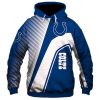 Indianapolis Colts Blue White Pullover Hoodie V4