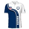 Indianapolis Colts Blue White T-Shirt V4