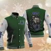Indianapolis Colts Green Skull Baseball Jacket