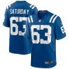 Indianapolis Colts Jeff Saturday Nike Royal Retired NFL Game Jersey
