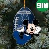Indianapolis Colts Mickey Custom Shaped Ornament