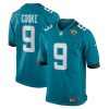 Jacksonville Jaguars Logan Cooke Nike Teal NFL Game Jersey