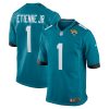 Jacksonville Jaguars Travis Etienne Nike Teal NFL Game Jersey