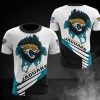 Jacksonville Jaguars White Teal T-Shirt