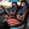 Kansas City Chiefs American Flag Car Seat Covers