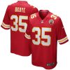 Kansas City Chiefs Christian Okoye Nike Red Retired NFL Game Jersey