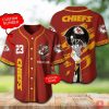 Kansas City Chiefs Custom Name Number Helmet Baseball Jersey V2