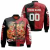 Kansas City Chiefs Custom Name Number Red Black 2022 – 2023 Super Bowl Champion Bomber Jacket