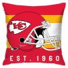 Kansas City Chiefs EST 1960 Square Pillow Case