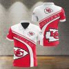 Kansas City Chiefs Red White Polo Shirt V2