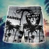 Las Vegas Raiders Coconut Tree Men Beach Shorts