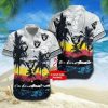 Las Vegas Raiders Custom Name Coconut Tree Hawaiian Shirt