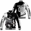 Las Vegas Raiders Custom Name Number Jack Skellington Baseball Jacket