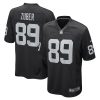 Las Vegas Raiders Isaiah Zuber Nike Black NFL Game Jersey